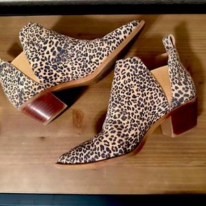 Dolce Vita Samy - tan/black leopard print bootie